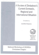 A Review of Zimbabwe's Current Domestic, Regional and International Situation