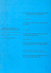 Ethiopian Journal of Development Research Vol 33 No. 1